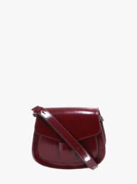 Loristella | Borsa hailey bordeaux vernice