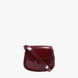 Loristella | Borsa hailey bordeaux vernice